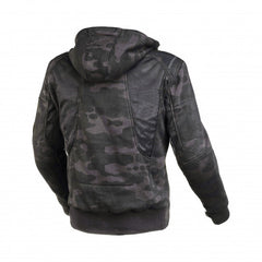 Macna Breeze Mens Textile Summer Jackets Black/Grey camo | 1653615-180