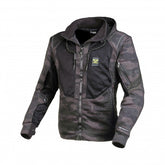 Macna Breeze Mens Textile Summer Jackets Black/Grey camo | 1653615-180