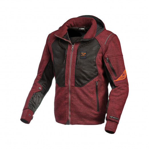 Macna Breeze Mens Textile Summer Jackets Bordeaux/Black | 1653615-310