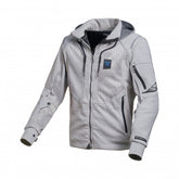 Macna Breeze Mens Textile Summer Jackets Light grey | 1653615-808