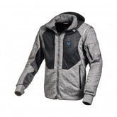 Macna Breeze Mens Textile Summer Jackets Dark grey/Black | 1653615-810