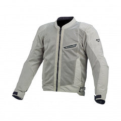Macna Velocity Mens Textile Summer Jackets Light grey | 1653656-808