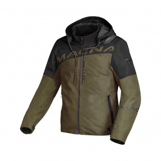 Macna Racoon Mens Textile Jackets - Waterproof Olive Green | 1653661-410