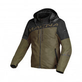Macna Racoon Mens Textile Jackets - Waterproof Olive Green | 1653661-410