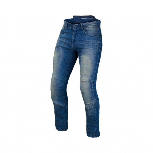 Macna Stone Mens Textile Summer Trousers Mid Blue | 1654003-555