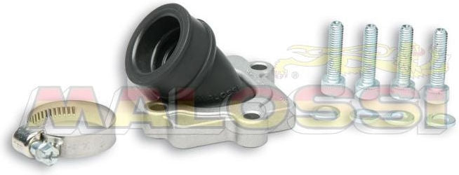 MALOSSI Inlet pipe Ø22 adjustable through 360° Minarelli Horizontal | 2014524