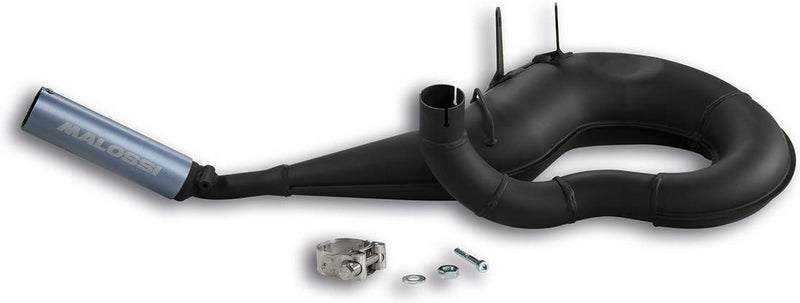 MALOSSI Power Exhaust Black Sound Racing Type Steel LML/Vespa | 3217138