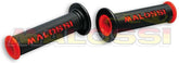 MALOSSI Cup Full Diamond Grips Black/Red Open End | 6914059.R0