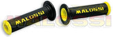 MALOSSI Cup Full Diamond Grips Black/Yellow Open End | 6914059.Y0