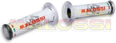 MALOSSI Tribal Grips White Closed End | 6914575.W0