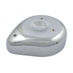 MCS Teardrop Air Cleaner Assembly. Chromed Aluminum