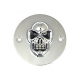 MCS Skull Point Cover. Chrome