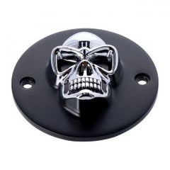 MCS Skull Point Cover. Black/Chrome
