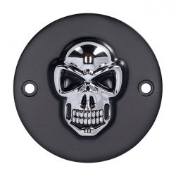 MCS Skull Point Cover. Black/Chrome