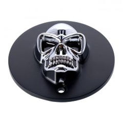 MCS Skull Point Cover. Black/Chrome