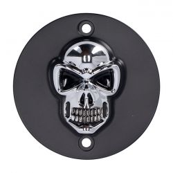 MCS Skull Point Cover. Black/Chrome