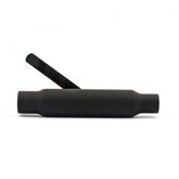 MCS Shorty Straight Cut Universal Muffler 12" Long. Black