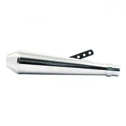 MCS Megaton Universal Muffler 18" Long Chrome