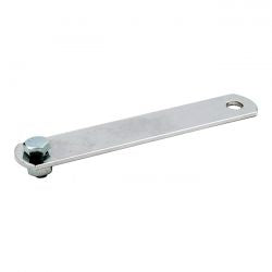 MCS Universal Exhaust Mount Bracket. 6" Long, 2 Holes