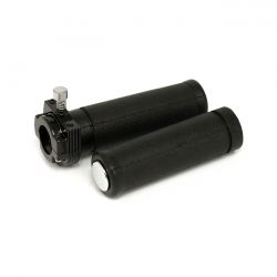 MCS OEM Style Throttle Assembly With Grips, Single Cable. Black