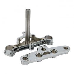 MCS Stock Style FLST/F 41mm Triple Trees. Chrome