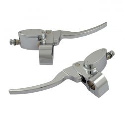 MCS Custom Handlebar Control Kit Hydr. Clutch. Chrome