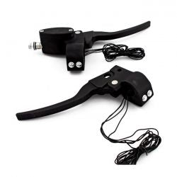 MCS Custom Handlebar Control Kit Mech. Clutch. Matte Black