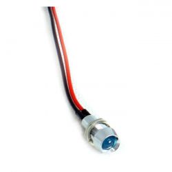 MCS Custom Led Indicator Light. 1/4", Blue