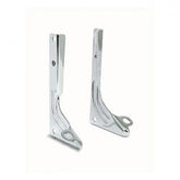 MCS Spotlamp / Passing Lamp Mount Bracket Kit. Chrome