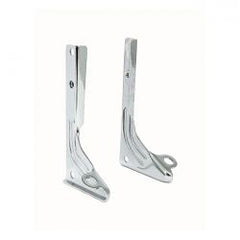 MCS Spotlamp / Passing Lamp Mount Bracket Kit. Chrome