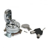 MCS FL Style Ignition Switch, Electronic. Round Key, Chrome