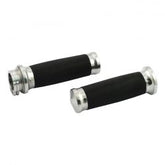 MCS Handlebar Grip Set, Caliber. Polished