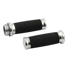 MCS Handlebar Grip Set, Caliber. Polished