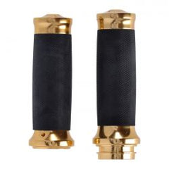 MCS Handlebar Grip Set, Caliber. Gold