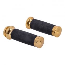 MCS Handlebar Grip Set, Caliber. Gold