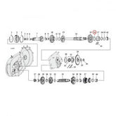 MCS Thrust Washer, Transmission Mainshaft, Right Side .040"