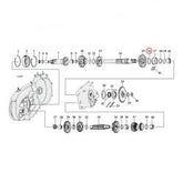 MCS Thrust Washer Mainshaft, Right .055"