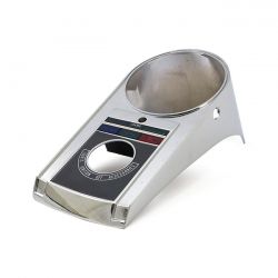 MCS Die-Cast Aluminum Dash Cover, 68-90 Style. Chrome