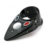 MCS 36-46 Style Cat Eye Dash Cover. Gloss Black