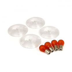 MCS Turn Signal Flat Lens Kit. Clear