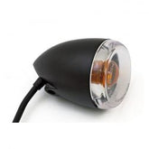 MCS Late-Style Turn Signal Assembly. Front. Matte Black