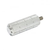 MCS Bomber, Shift/Brake Peg Set. Knurled. Chrome