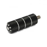 MCS Bomber, Shift/Brake Peg Set. Knurled. Black Cm