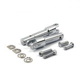 MCS Foot Peg Conversion Bracket Kit. Std Length. Chrome
