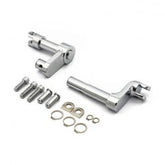 MCS Foot Peg Conversion Bracket Kit . +2" Extended. Chrome