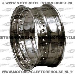MCS Chrome Dropcenter Rim, 400 X 16