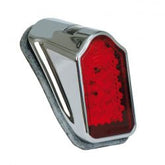 MCS Mini Led Tombstone Taillight, Chrome