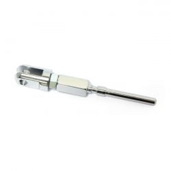 MCS Rear Master Cylinder Plunger. Chrome