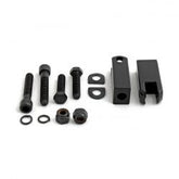 MCS OEM Style XL Passenger Peg Brackets. Black