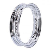 MCS Chrome Dropcenter Rim, 3.00 X 16